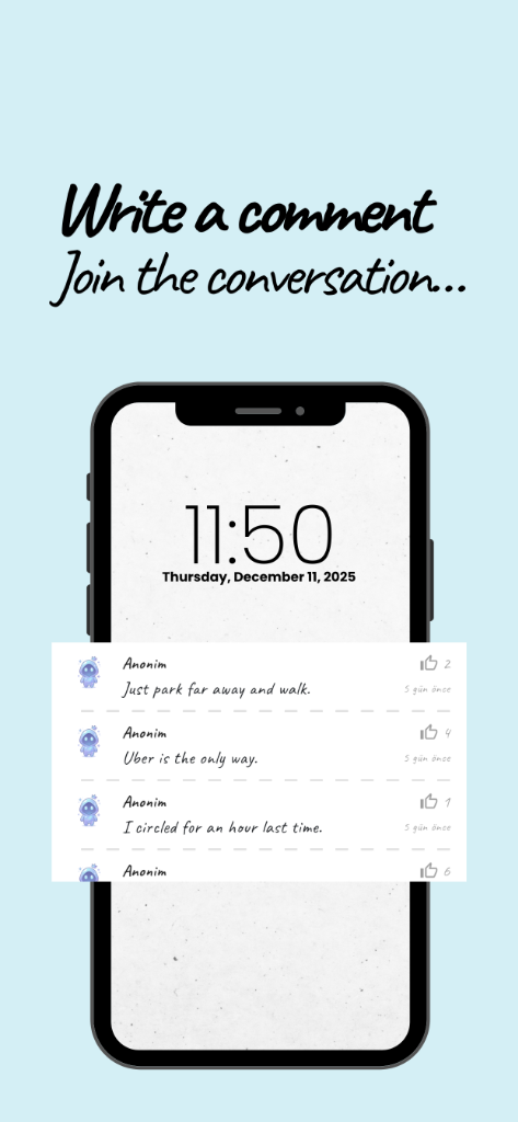 Mesajlara yorum yaparak etkileşime geçme
